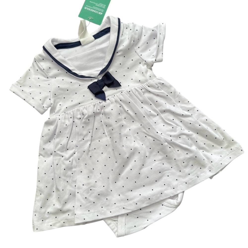 H&M Baby Girl Sailor Onesie NEW 2-4MO